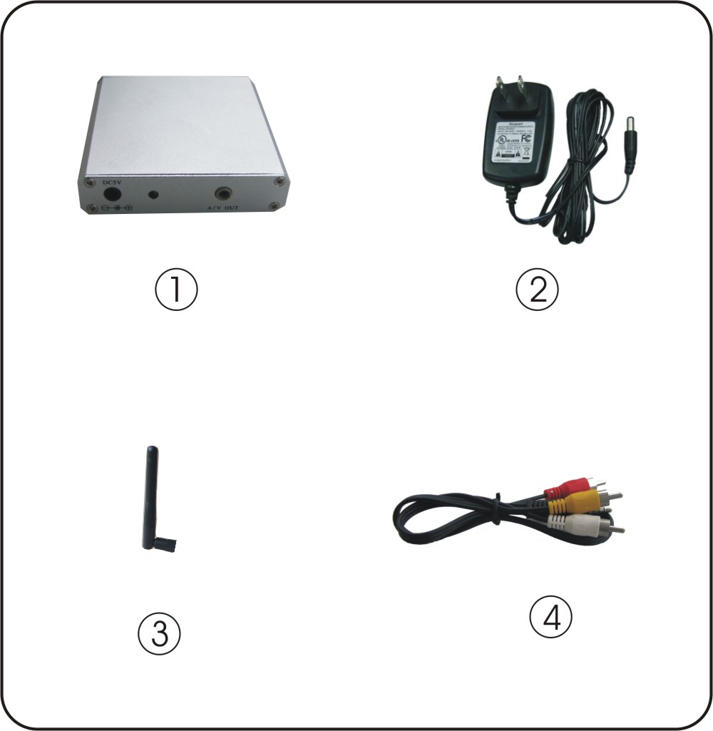 2.4GHz Wireless A/V Receiver